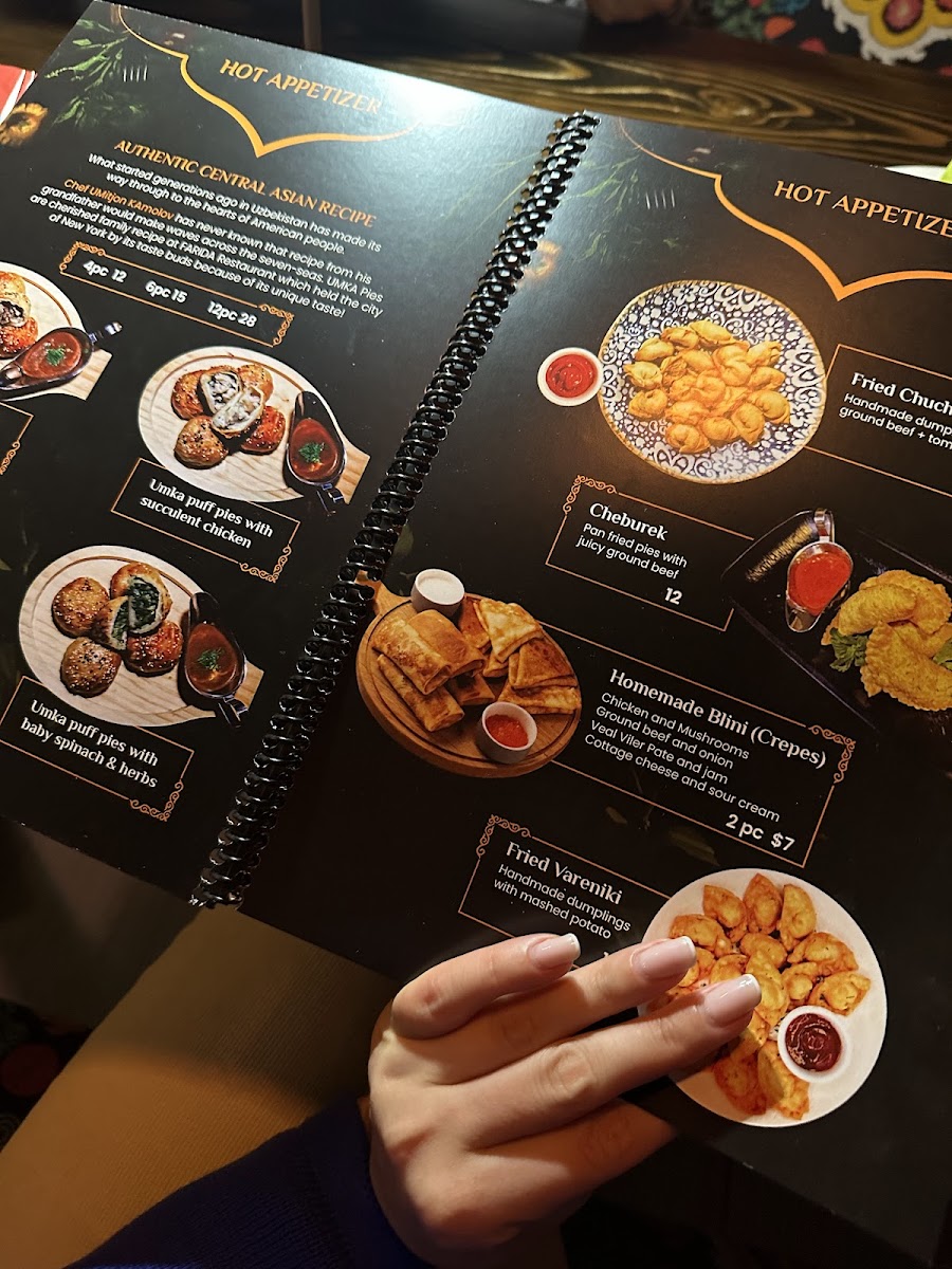 FARIDA - Finest World Dishes Menu - Image 6